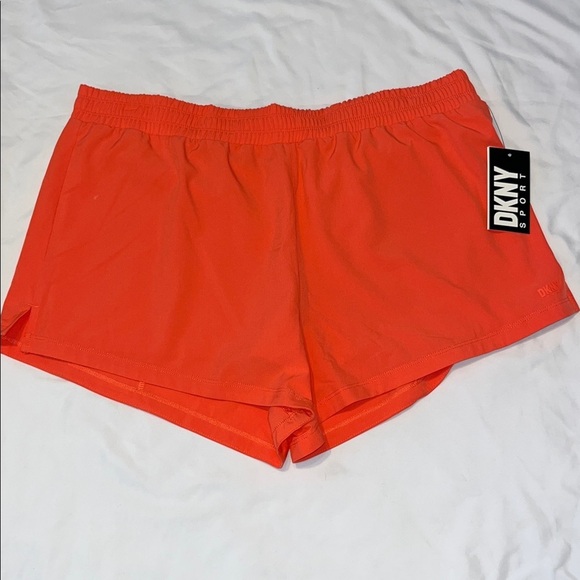 Dkny Pants - DKNY Sport Vibrant Orange Shorts